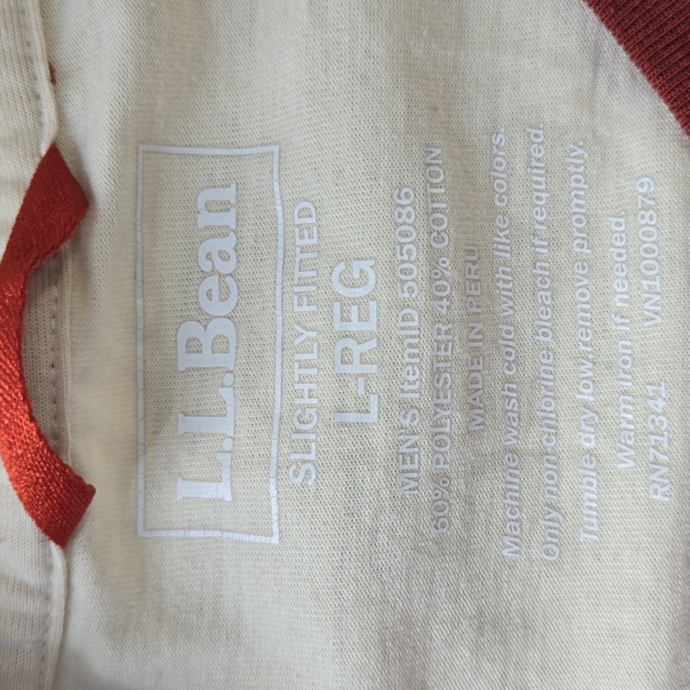 L.L. Bean Mens Size Large Shirt Casual - Picture 4 of 7